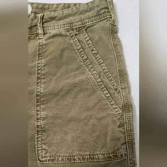 Anthropologie Utility Cargo Shorts Size 26 Army Green  ๐ - Picture 5 of 6